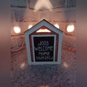 Doghouse Wax Warmer Simmer Pot Dogs Welcome People Tolerated